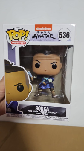 Amassado - Funko Pop 536 - Sokka ( base errada ) - Veja Descrição-AVATAR-536