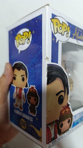 Amassado - Funko Pop 538 - Alladin Of Agrabah - Veja Descrição - Disney Alladin - #538