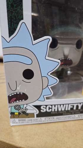 Amassado - Funko Pop 572 - Schwifty Rick - Veja Descrição - Rick And Morty - #572