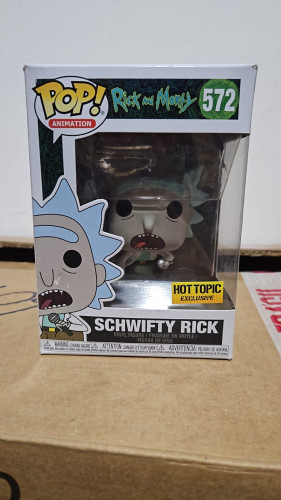 Amassado - Funko Pop 572 - Schwifty Rick - Veja Descrição-Rick And Morty-572