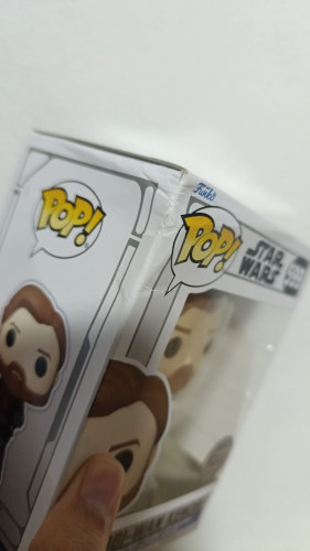Amassado - Funko Pop 599 - Obi Wan Kenobi - Veja Descrição - Stars Wars - #599