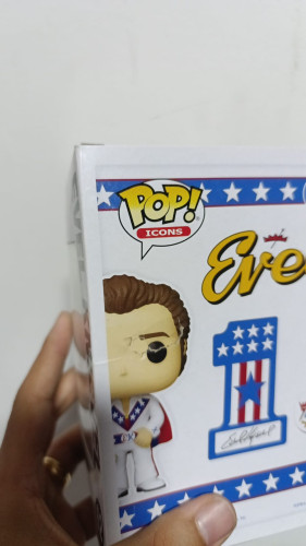 Amassado - Funko Pop 62 - Evel Knievel - Veja Descrição - AD Icons - #62
