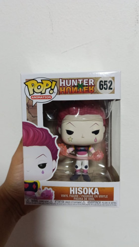 Amassado - Funko Pop 652 - Hisoka ( Olho riscado ) - Veja Descrição-Hunter X Hunter-652