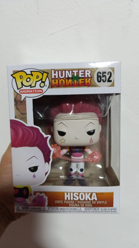 Amassado - Funko Pop 652 - Hisoka ( Pintura ) - Veja Descrição-Hunter X Hunter-652