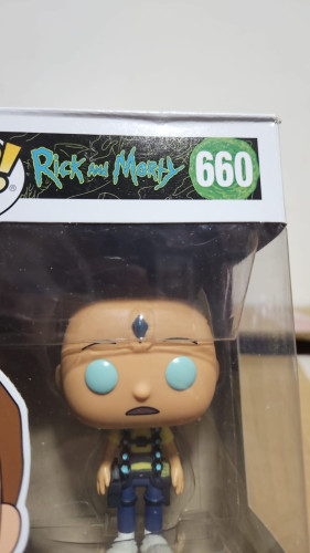 Amassado - Funko Pop 660 - Death Crystal Morty - Veja Descrição - Rick And Morty - #660