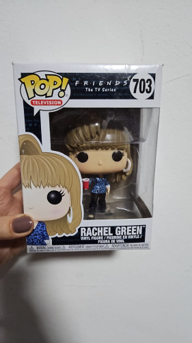 Amassado - Funko Pop 703 - Rachel Green - Veja Descrição Friends #703 - Produto Original