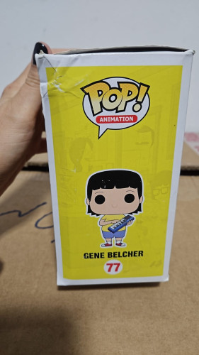 Amassado - Funko Pop 77 - Gene Belcher - Veja Descrição - Bob's Burguer - #77