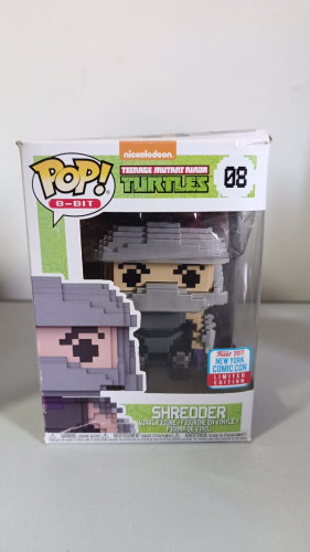 Amassado - Funko Pop 8 - Shredder - Veja Descrição As Tartarugas Ninjas #8 - Produto Original