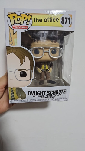 Amassado - Funko Pop 871 - Dwight Schrute - Veja Descrição-The Office-871