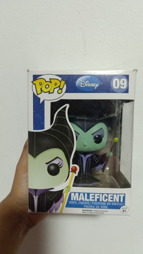 Amassado - Funko Pop 9 - Malevola - Veja Descrição-Disney-9