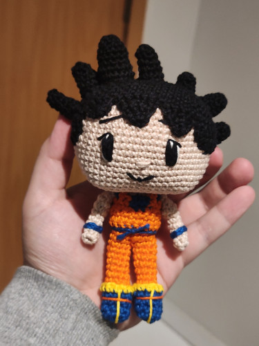 Action Figures Amigurumi Goku estilo Funko Pop-Dragon Ball Z-