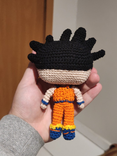 Action Figures Amigurumi Goku estilo Funko Pop - Dragon Ball Z - #