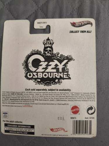  Ozzy Osbourne # - Produto Original