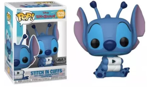Funko Pop Desenho/animação - Disney Lilo & Stitch - Stitch In Cuffs 1235 (fye) - Disney - #1235 FUNKO POP #1235 - Produto Original