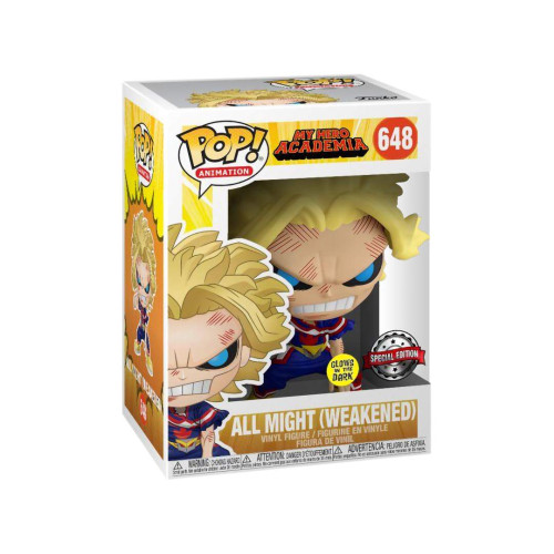 Funko Pop - Animação/anime - My Hero Academia - All Might 648 Gitd (special Edition) - My Hero Academia - #648 FUNKO POP #648 - Produto Original
