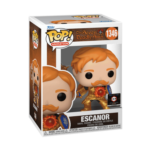 Funko Pop Animação/anime - The Seven Deadly Sins - Escanor 1346 (chalice)-The Seven Deadly Sins-1346
