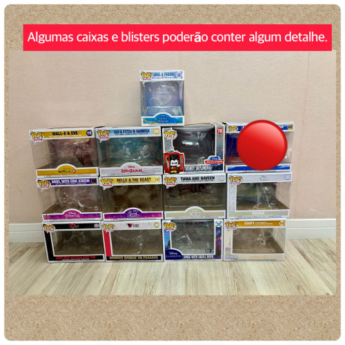 Apenas Caixas Com Blisters Vazias Funko Pop Moments E Rides Disney # - Produto Original