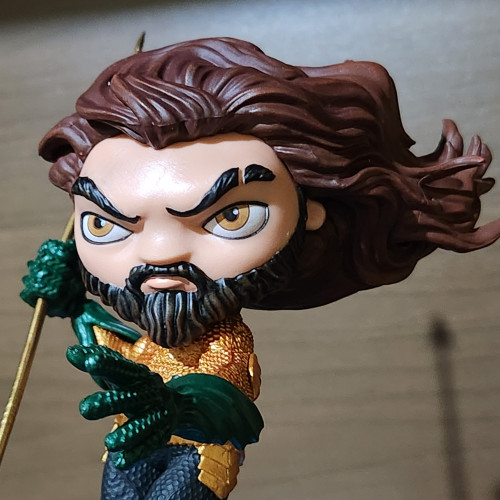 Action Figures Aquaman Deluxe Minico Iron Studios Aquaman # - Produto Original