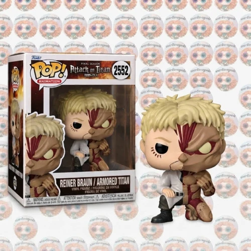 [prÉ-vendas] Funko Pop - Attack On Titan - Reiner Braun/armored Titan 2552 - Animation Attack On Titan  #2552