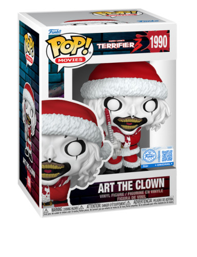 Funko Pop Art The Clown Terrifier 3 #1990 - Produto Original