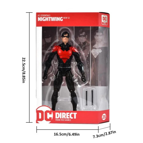 Asa noturna Action figure de coleção Mc Farlane original com caixa Nightwing Batman-Dc Comics-