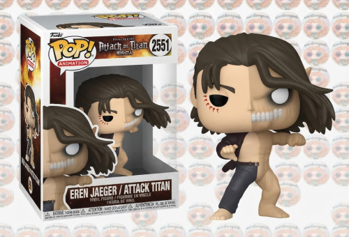 [prÉ-vendas] Funko Pop - Attack On Titan - Eren Jaeger/attack Titan 2551 Animation Attack On Titan #2551 - Produto Original