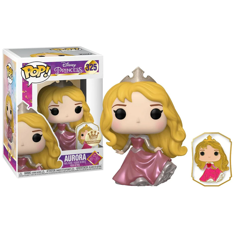 Aurora Gold (with pin) Funko Shop Exclusive Disney Ultimate Princess #325 - Produto Original