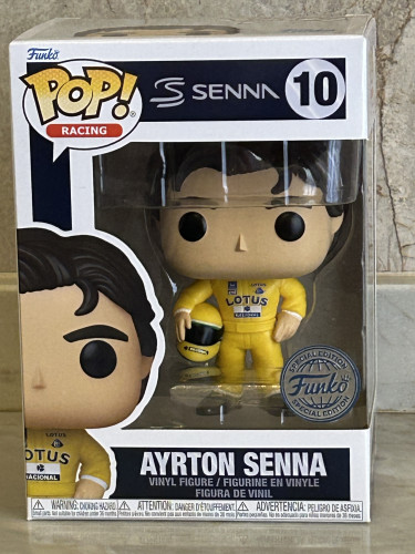 Ayrton Senna 10 - Racing Fórmula 1 - Lótus - Ayrton Senna Lotus #10 - Produto Original