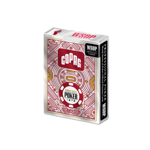 BARALHO WSOP UNITARIO VERMELHO POKER SIZE COPAG 55 CARTAS JOGO-Jogo De Tabuleiro-