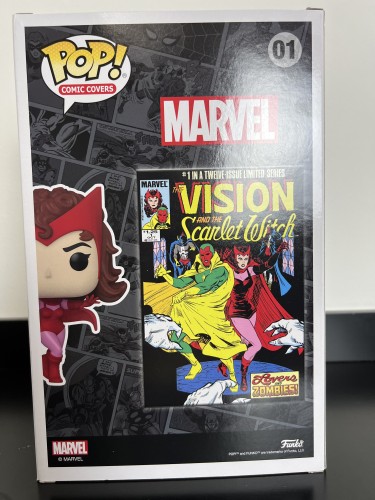 Funko Pop Comic Cover Scarlet Witch 01 Special Edition - #1 - Marvel Studios WandaVision - #1