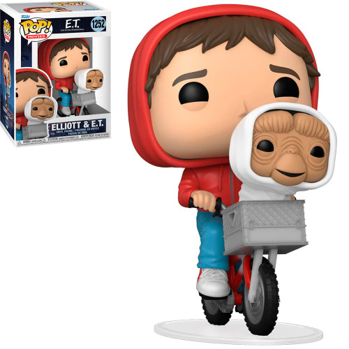 Funko Pop E.t. 40th - Elliott & E.t W/bike 1252 Movies E.T. #1252 - Produto Original