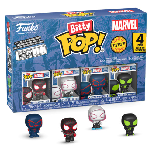 Funko Pop Bitty Miles Morales 4-pack-Spider-man-85702