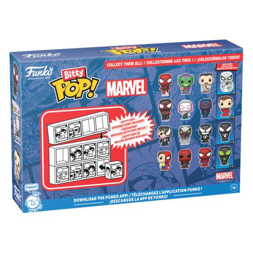 Funko Pop Bitty Miles Morales 4-pack - Spider-man - #85702