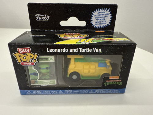 BITTY POP RIDES TEENAGE MUTANT NINJA TURTLES AND VAN - LEONARDO-Teenage Mutant Ninja Turtles-05