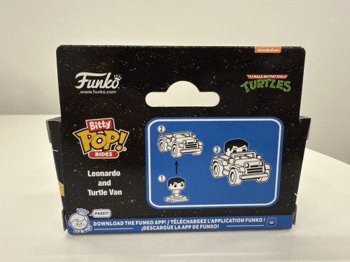 BITTY POP RIDES TEENAGE MUTANT NINJA TURTLES AND VAN - LEONARDO - Teenage Mutant Ninja Turtles - #05