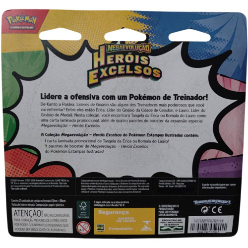  Pokemon Estampas Ilustradas # - Produto Original