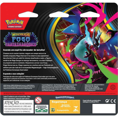  Pokemon Estampas Ilustradas # - Produto Original