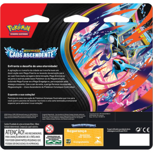  Pokemon Estampas Ilustradas # - Produto Original