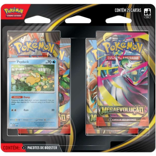 Blister Quadruplo PokÉmon MegaevoluÇÃo - Copag 25 Cartas Pokemon Estampas Ilustradas # - Produto Original