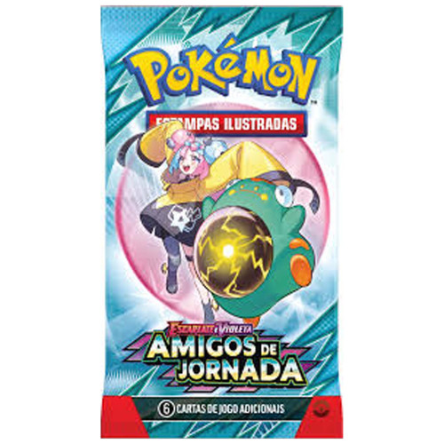 BLISTER QUADRUPLO POKÉMON YANMEGA EV9 AMIGOS DE JORNADA COPAG 25 CARTAS - Pokemon Estampas Ilustradas - #