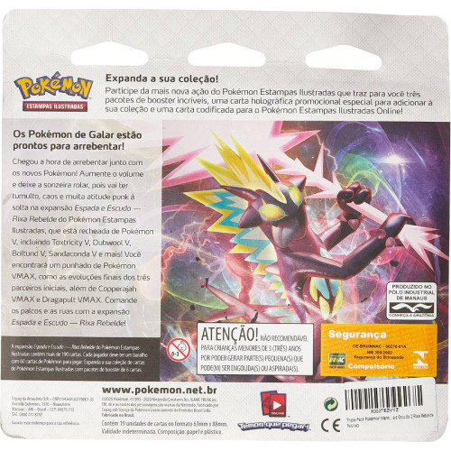  Pokemon Estampas Ilustradas # - Produto Original