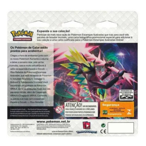  Pokemon Estampas Ilustradas # - Produto Original