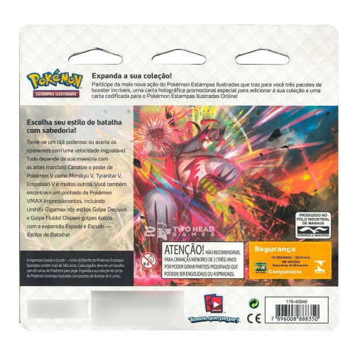  Pokemon Estampas Ilustradas # - Produto Original