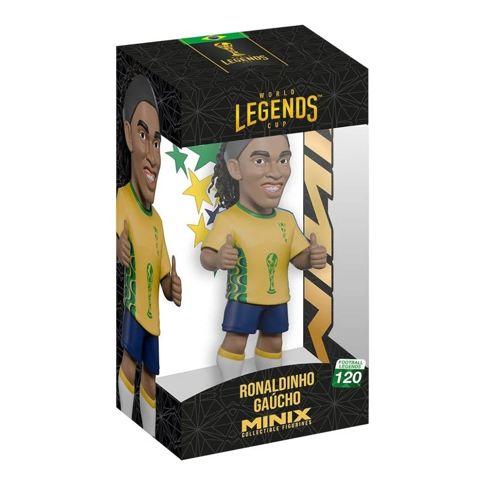 Boneco Colecionavel Ronaldinho GaÚcho 120 - Lenda Copa Do Mundo
