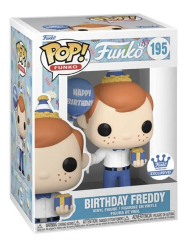 BONECO FUNKO POP BIRTHDAY FREDDY 195 FUNKO.COM EXCLUSIVO-FUNKO.COM-195