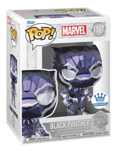 BONECO FUNKO POP Black Panther Marvel 1187 Facet - Disney100-FUNKO.COM-1187