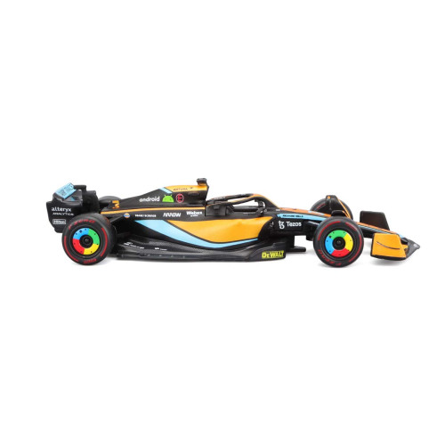 Action Figures Miniatura Bburago McLaren MCL36 F1 2022 Lando Norris 4 1/43 sem Piloto - McLaren Formula 1 Team - #