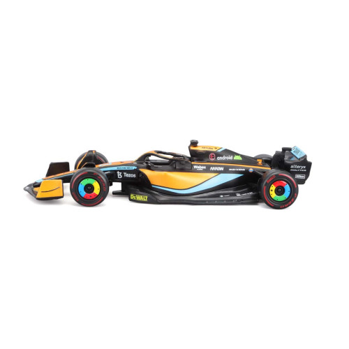 Action Figures Miniatura Bburago McLaren MCL36 F1 2022 Lando Norris 4 1/43 sem Piloto - McLaren Formula 1 Team - #