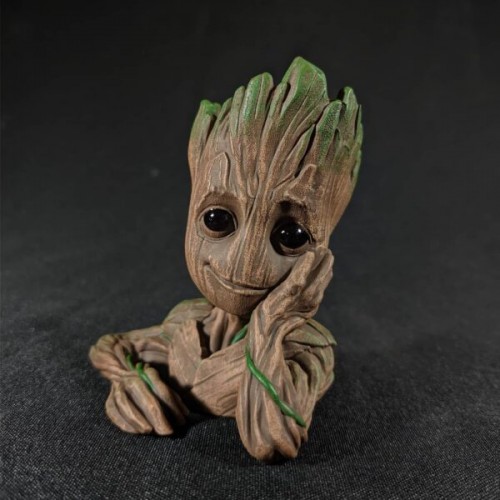 Action Figures Baby Groot Premium-Guardiões Da Galáxia-