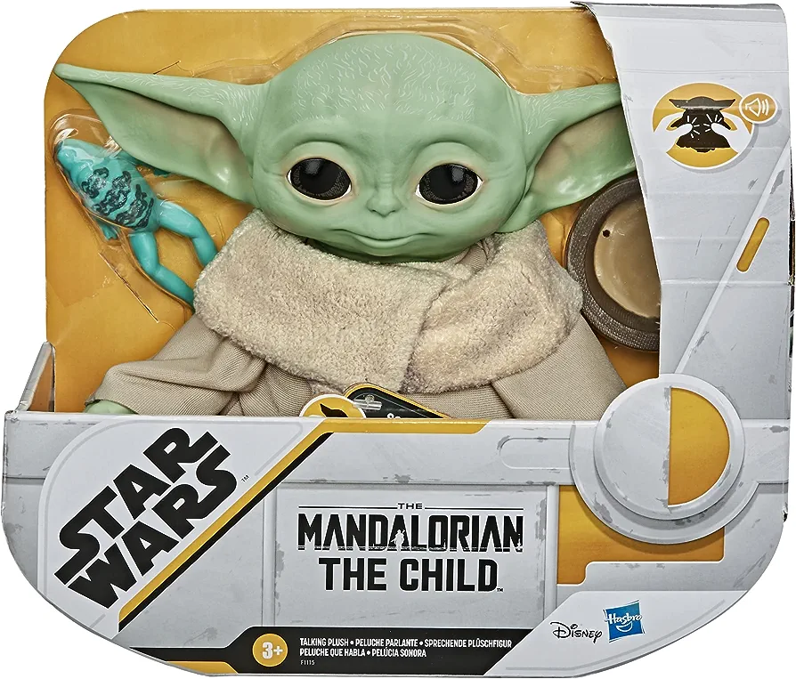Action Figures Baby Yoda Hasbro Emite Sons Star Wars The Mandalorian